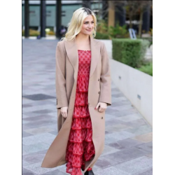 Pixie Lott Beige Long Coat